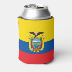 Ecuador Flag Can Cooler