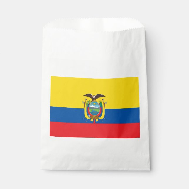 Ecuador Flag Favour Bag (Front)