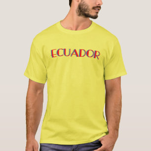 Ecuador Flag For lovers of Ecuadorian World Cup 22 T-Shirt