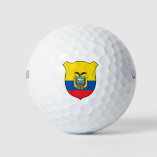 Ecuador Flag Grand Patriotic Golf Balls