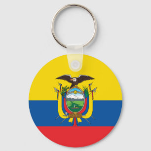 Ecuador Flag Keychain