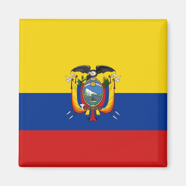 Ecuador Flag Magnet (Front)