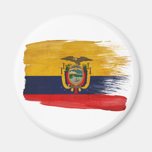Ecuador Flag Magnets (Front)