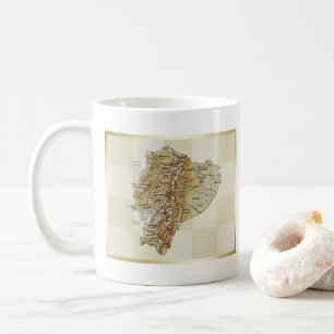 Ecuador Flag + Map Mug