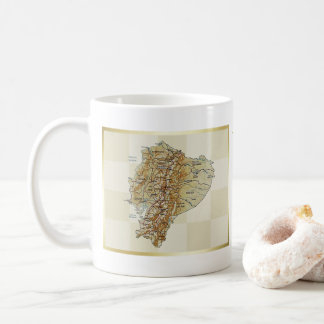 Ecuador Flag + Map Mug