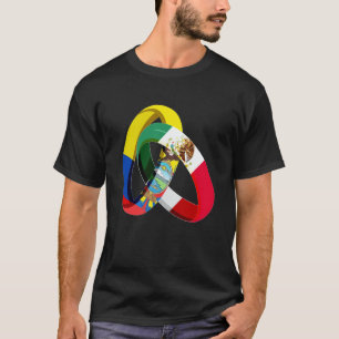Ecuador Flag Mexico Grown Ring Marriage Wedding T-Shirt
