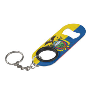 Ecuador Flag Mini Bottle Opener
