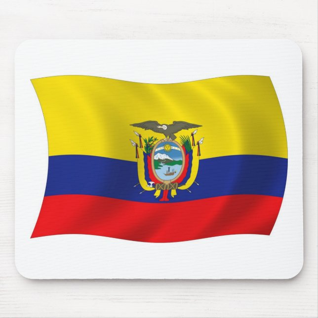 Ecuador Flag Mousepad (Front)