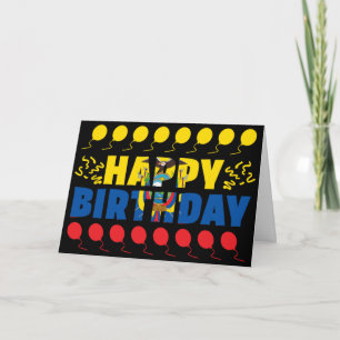 Ecuador Flag Patriotic Birthday Card