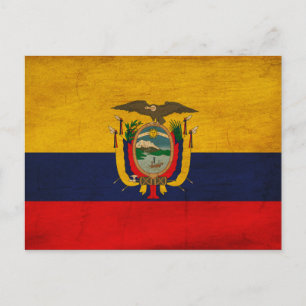 Ecuador Flag Postcard