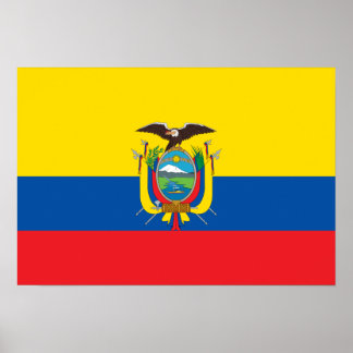 Ecuador Flag Poster