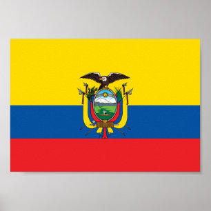 Ecuador Flag Poster