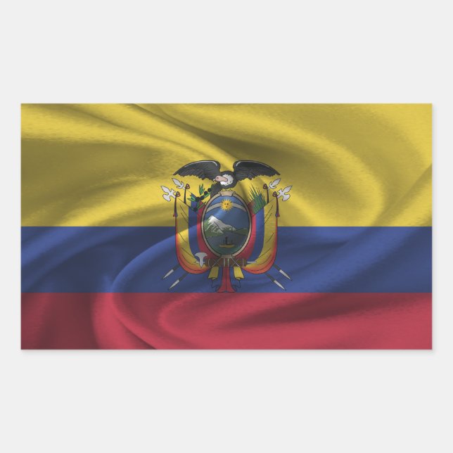 Ecuador Flag Sticker (Front)