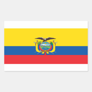 Ecuador* Flag Sticker  Bendera de Ecuador