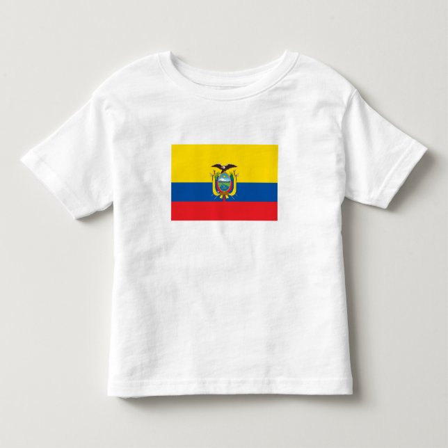 Ecuador Flag Toddler T-shirt (Front)