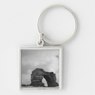 Ecuador, Galapagos Islands, Darwin Island, Waves Keychain