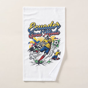 Ecuador Goal Mode Skeleton Striker Nations Dynamic Hand Towel