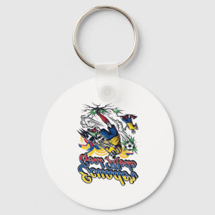 Ecuador Goal Mode Skeleton Striker Nations Dynamic Keychain