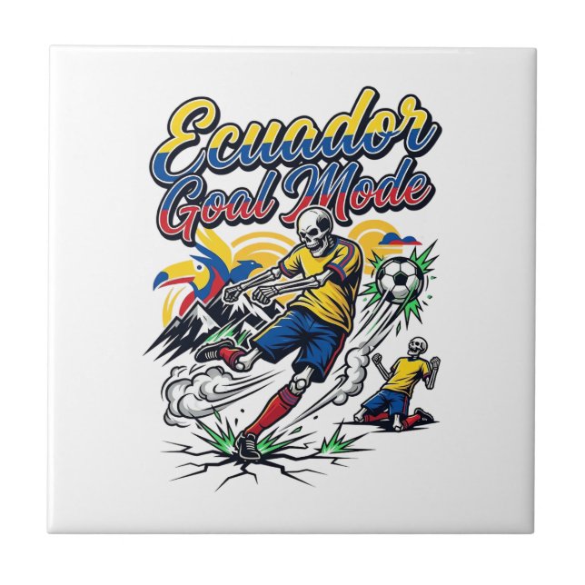 Ecuador Goal Mode Skeleton Striker Nations Dynamic Tile (Front)
