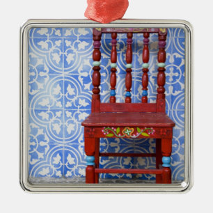 Ecuador. Highland town of Otavalo. Historic Metal Ornament