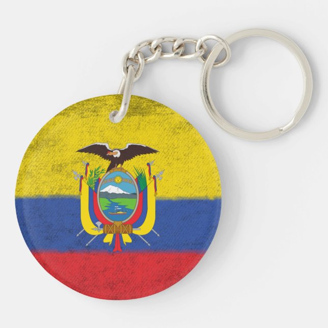 Ecuador Keychain (Back)
