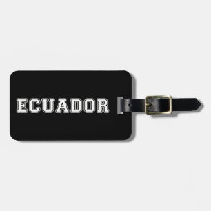 Ecuador Luggage Tag