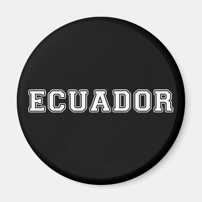 Ecuador Magnet (Front)