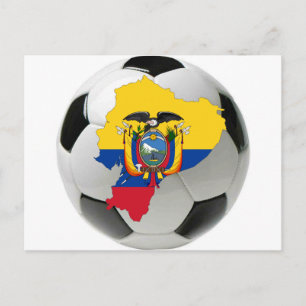 Ecuador national team postcard