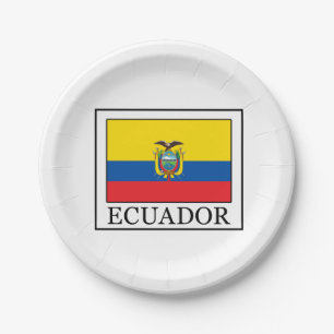 Ecuador Paper Plate