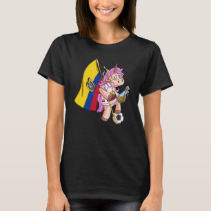 Ecuador Party Unicorn T-Shirt