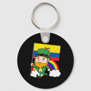 Ecuador Proud Ecuadorian Flag St. Patricks Day Lep Keychain