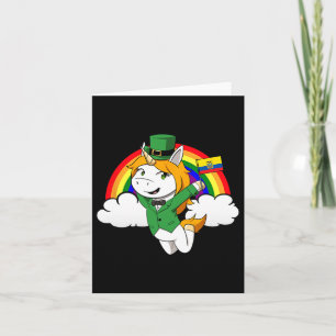 Ecuador Proud Ecuadorian Flag St. Patricks Day Uni Card