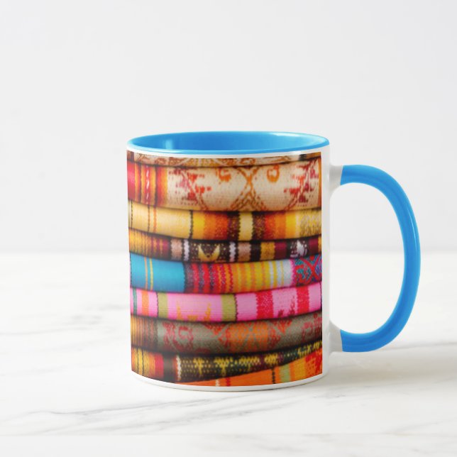 Ecuador, Quito Area, Otavalo Handicraft Market Mug (Right)