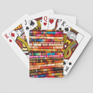 Ecuador, Quito Area, Otavalo Handicraft Market Playing Cards