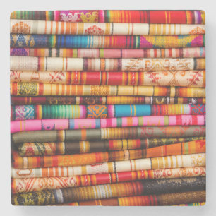 Ecuador, Quito Area, Otavalo Handicraft Market Stone Coaster