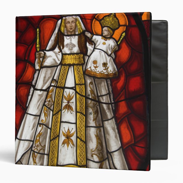 Ecuador, Quito. Statue of the winged Virgin 2 Binder (Front/Inside)