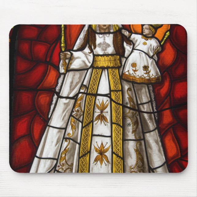 Ecuador, Quito. Statue of the winged Virgin 2 Mouse Pad (Front)