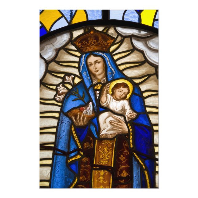 Ecuador, Quito. Statue of the winged Virgin Photo Print (Front)