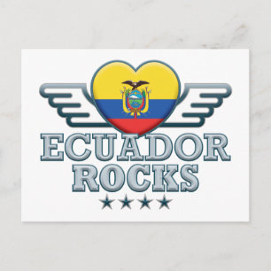 Ecuador Rocks v2 Postcard
