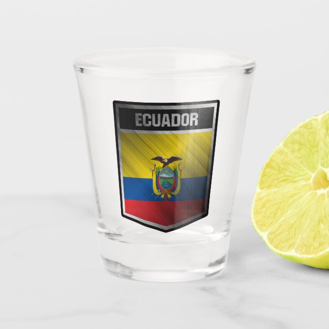 Ecuador Shot Glass (Front)