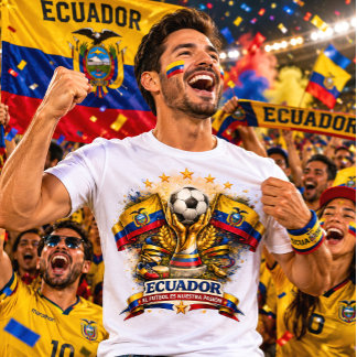 Ecuador Soccer Fan Football Supporter Pride T-Shirt