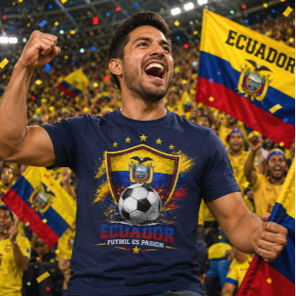 Ecuador Soccer Fan Football Supporter Pride T-Shirt