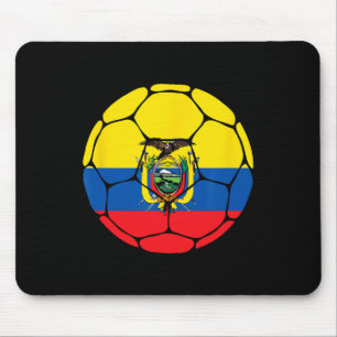 Ecuador Soccer Ll Flag Jersey Ecuadorian Footll Gi Mouse Pad