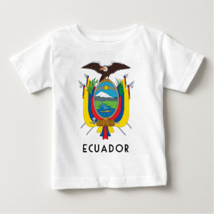 Ecuador - symbol/coat of arms/flag/colours/emblem baby T-Shirt