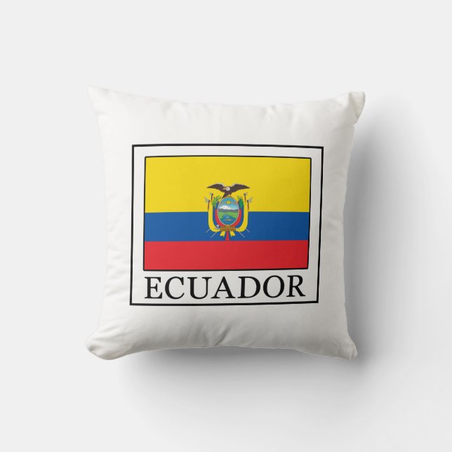 Ecuador Throw Pillow (Front)