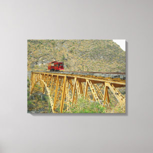 Ecuador train canvas print