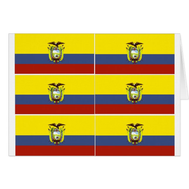 ecuadorian flag (Front Horizontal)