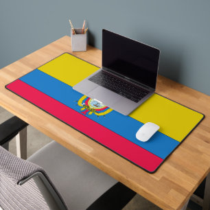 Ecuadorian flag desk mat