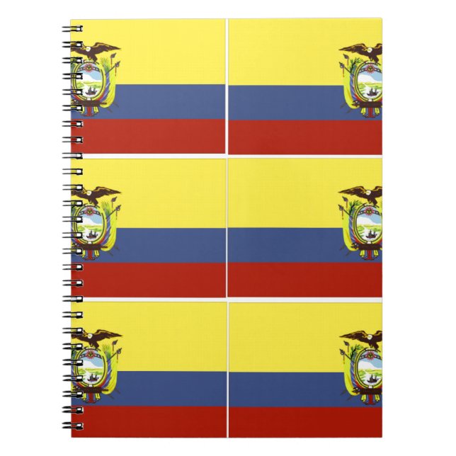 ecuadorian flag notebook (Front)