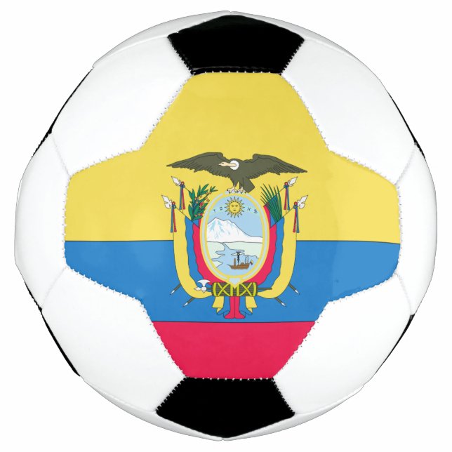 Ecuadorian flag soccer ball (Front)